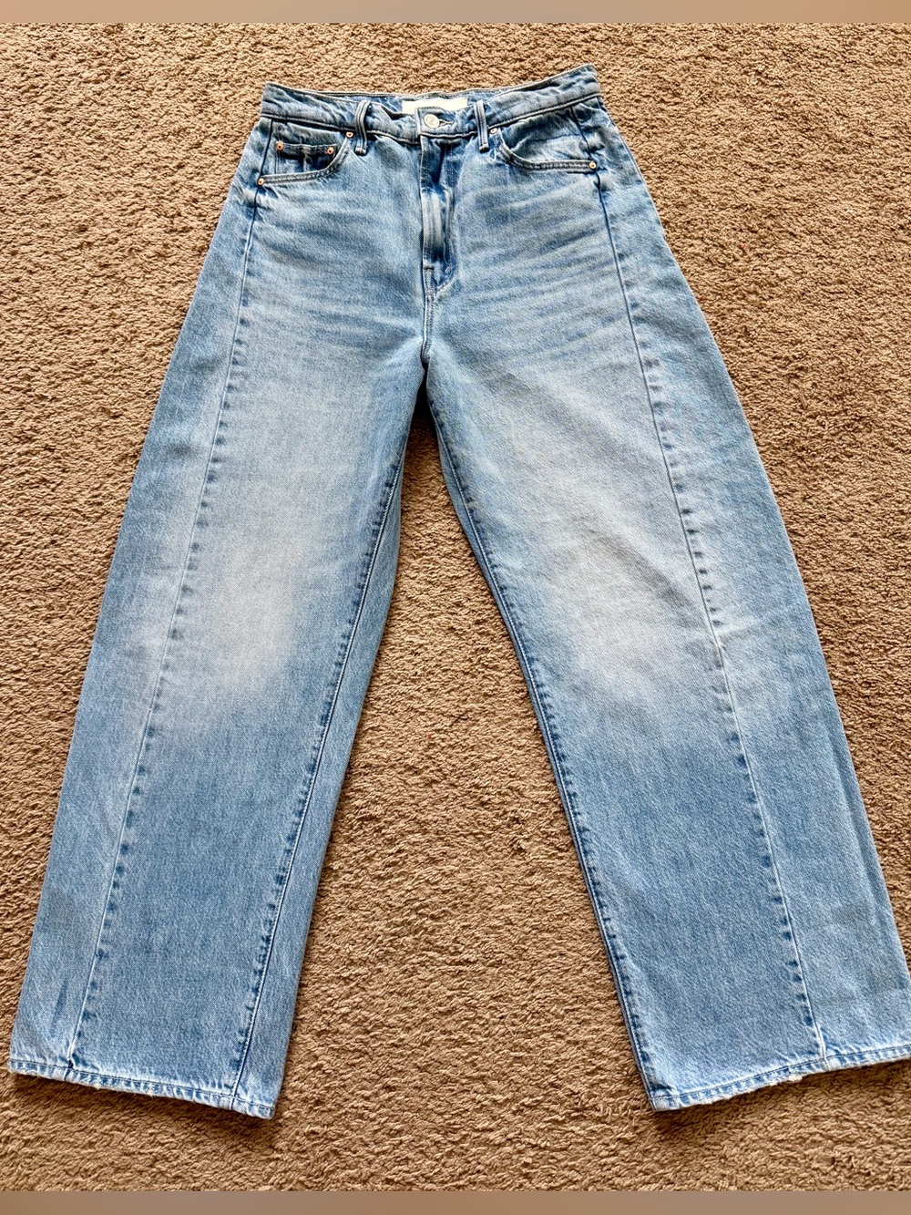 MOTHER The Half Pipe Flood High Rise Ankle Wide Leg Jean - Picture 7 of 13